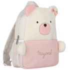 Pink & Ivory Teddy Bear Backpack, 3, hi-res